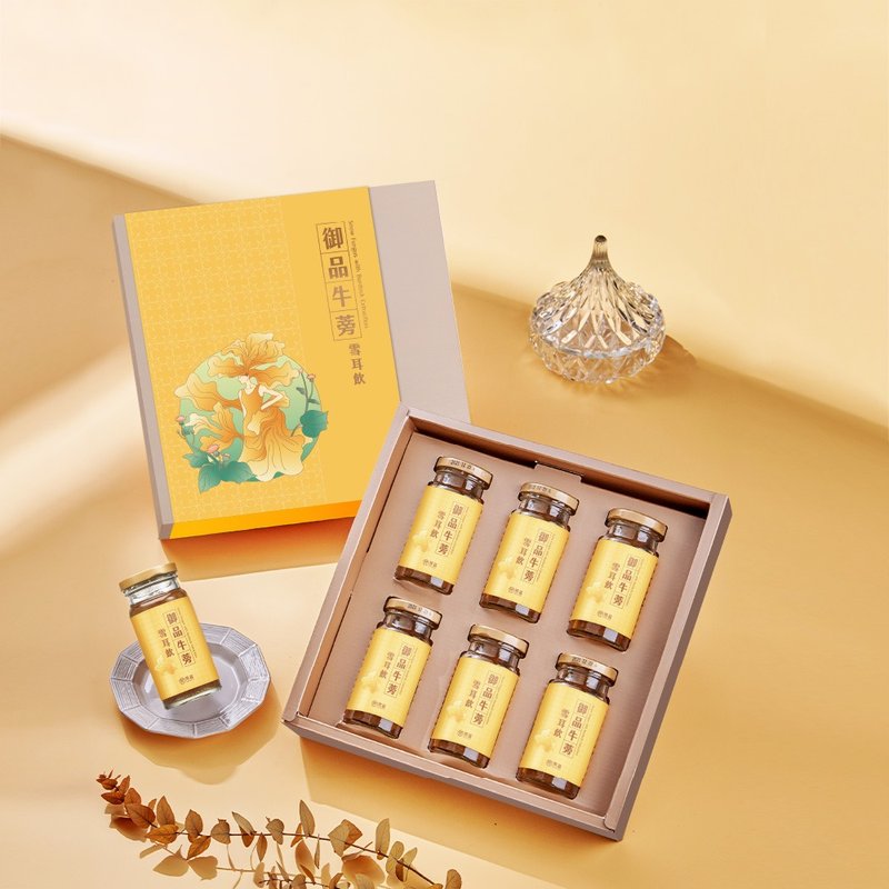 芳兹 御品牛蒡雪耳饮 银发补气 | 礼盒款 6 瓶 / 盒 - 健康/养生 - 浓缩/萃取物 多色