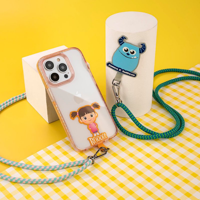 Disney迪士尼彼思 Boo布 怪兽公司手机挂绳连夹片配6mm/10mm背带 - 手机配件 - 尼龙 多色