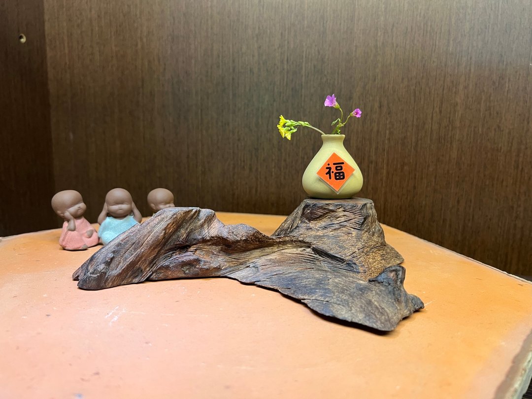 台湾榉木/造型摆件 - 摆饰 - 木头 咖啡色