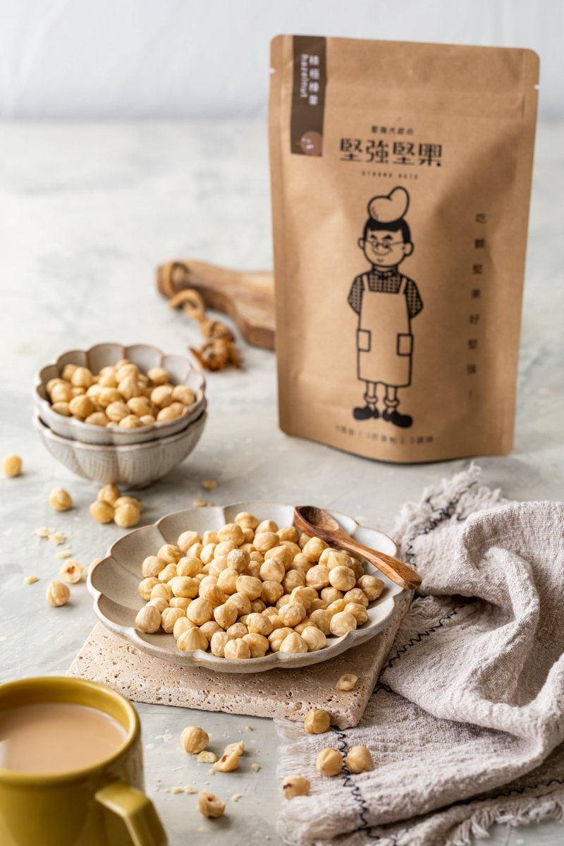 【坚强大叔的坚强坚果】香气第一坚果之王原味榛果270g - 坚果 - 其他材质 