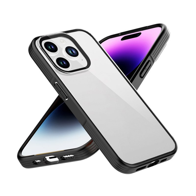 VOYAGE 超军规防摔保护壳-Pure Sport 酷黑-iPhone15 ProMax(6.7) - 手机壳/手机套 - 其他材质 透明