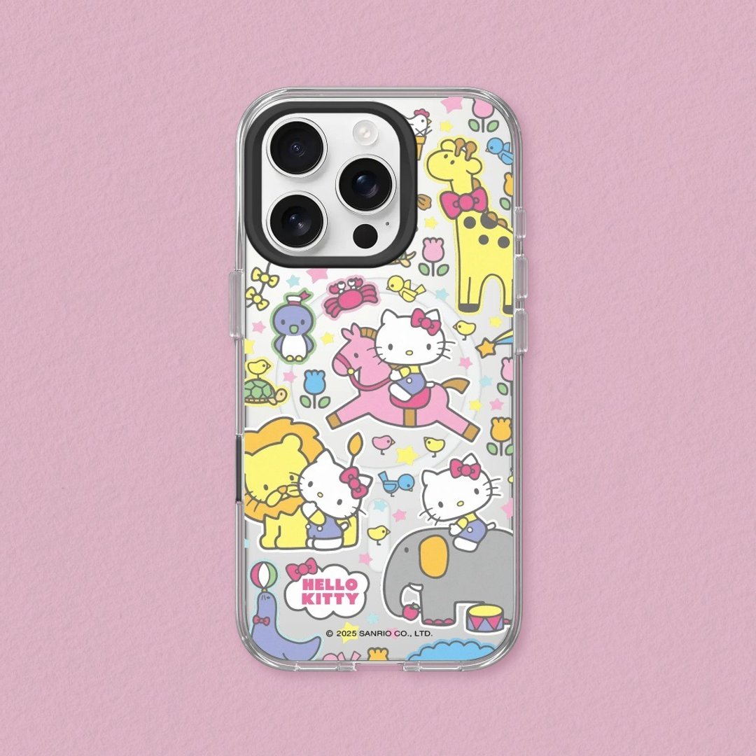 Clear 透明防摔磁吸手机壳∣Hello Kitty/乐游动物园 for iPhone - 手机壳/手机套 - 塑料 透明