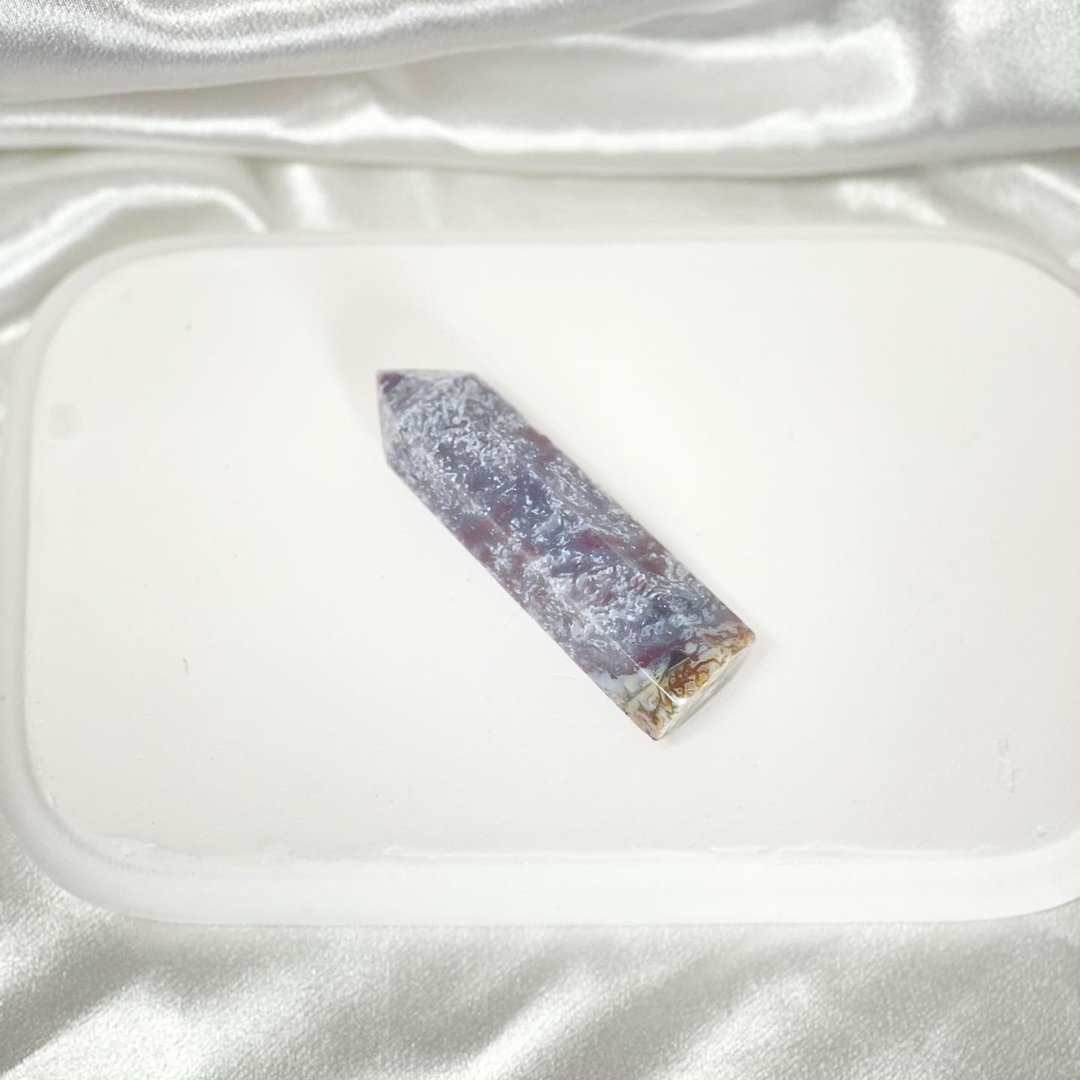 墨西哥 水草玛瑙晶柱 - 摆饰 - 水晶 多色