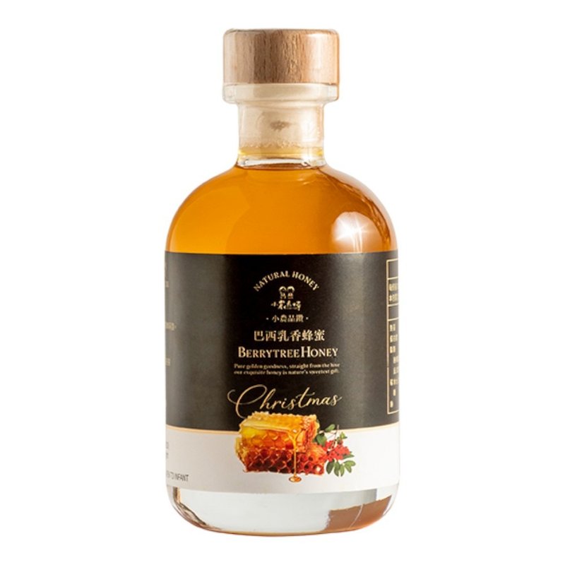 【小农夫妇】顶级晶钻-台湾巴西乳香蜂蜜 150g - 蜂蜜/黑糖 - 玻璃 黑色