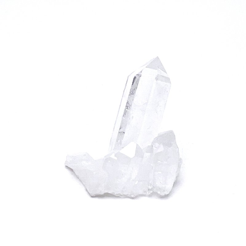 不惊。原矿 一图一物 高频水晶 能量 I 巴西天狼星晶簇 星痕 I - 摆饰 - 水晶 白色