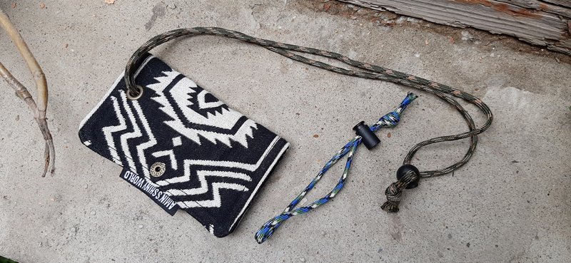 AMIN'S SHINY WORLD 手工民族风格折式钥匙包 - 钥匙链/钥匙包 - 棉．麻 多色