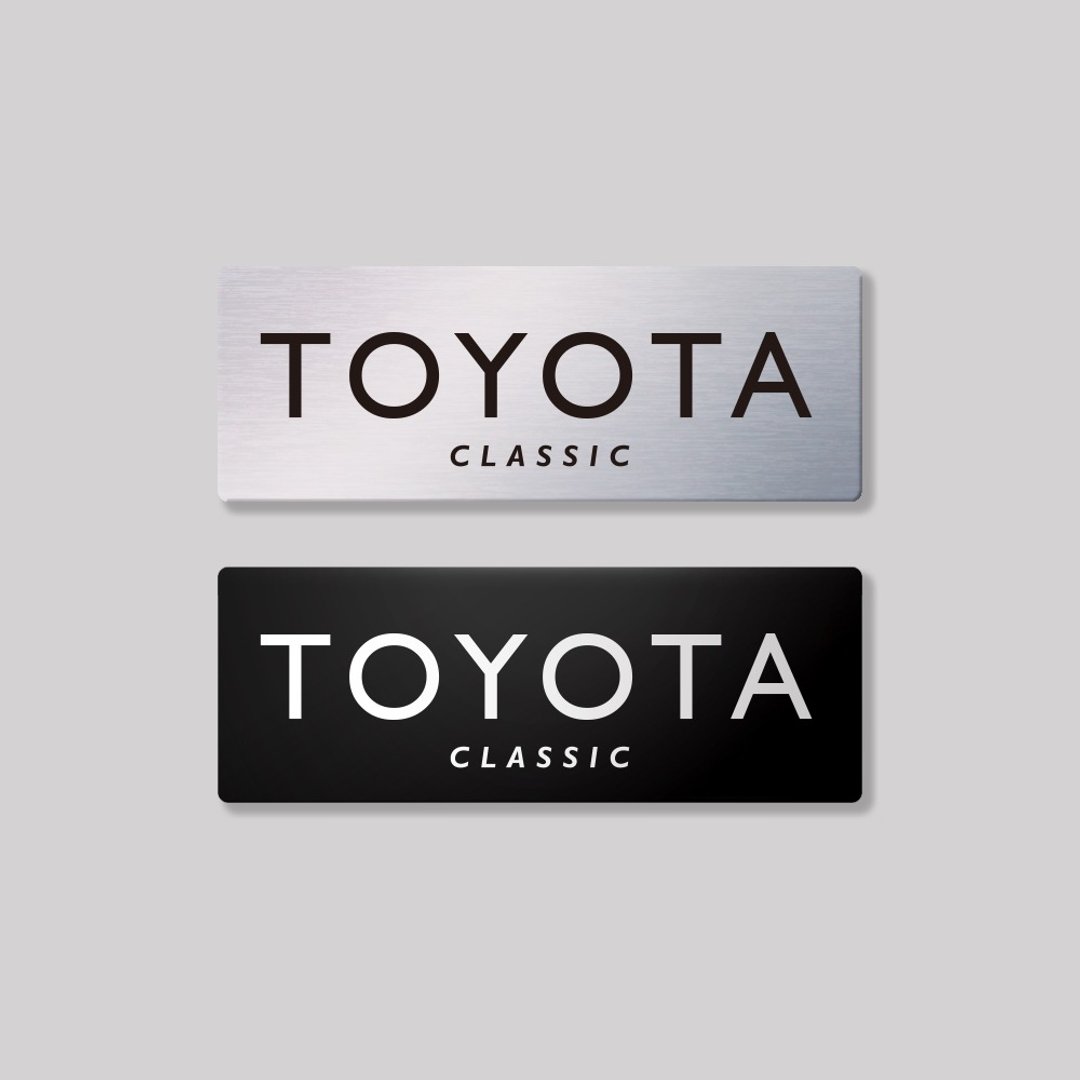 TOYOTA/CLASIC/铝牌饰贴 SunBrother孙氏兄弟 - 贴纸 - 铝合金 