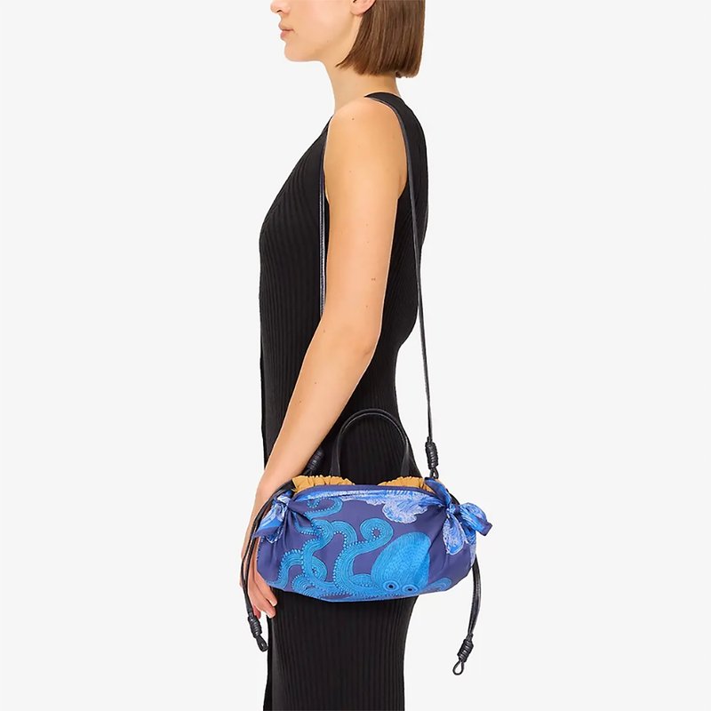 【INOUI EDITIONS】NUBE POMPEI 肩背包 / GOLDEN BROWN - 侧背包/斜挎包 - 棉．麻 多色