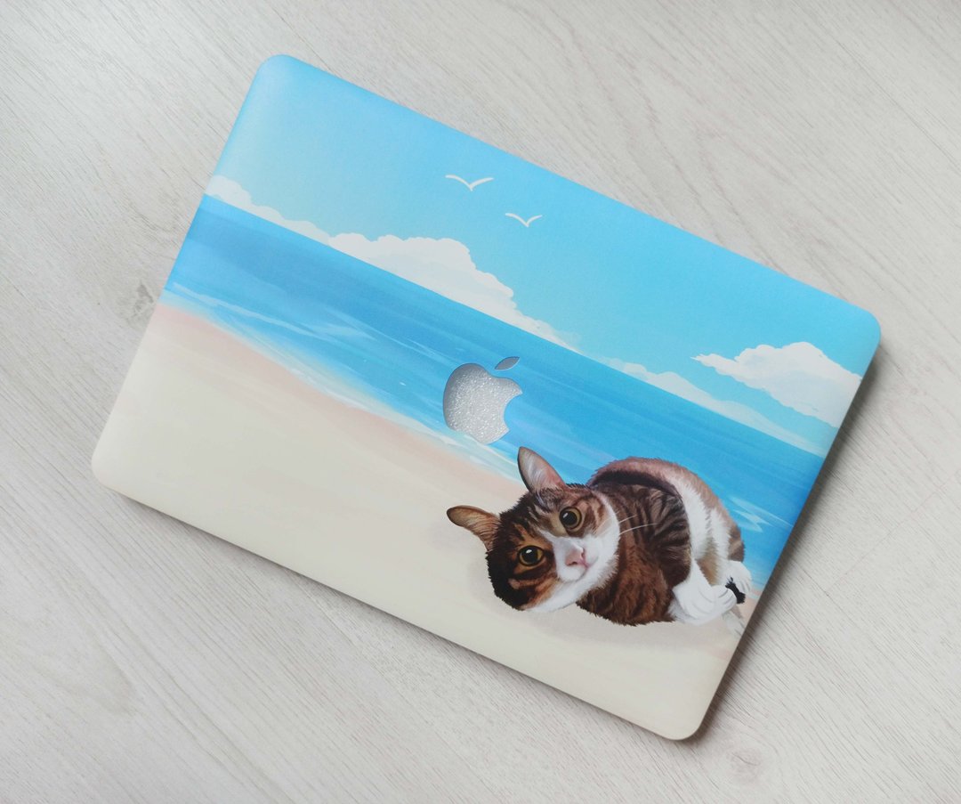 定制化猫猫宠物Apple笔记本手提电脑全包壳Macbook Pro Air M1 - 电脑配件 - 塑料 多色