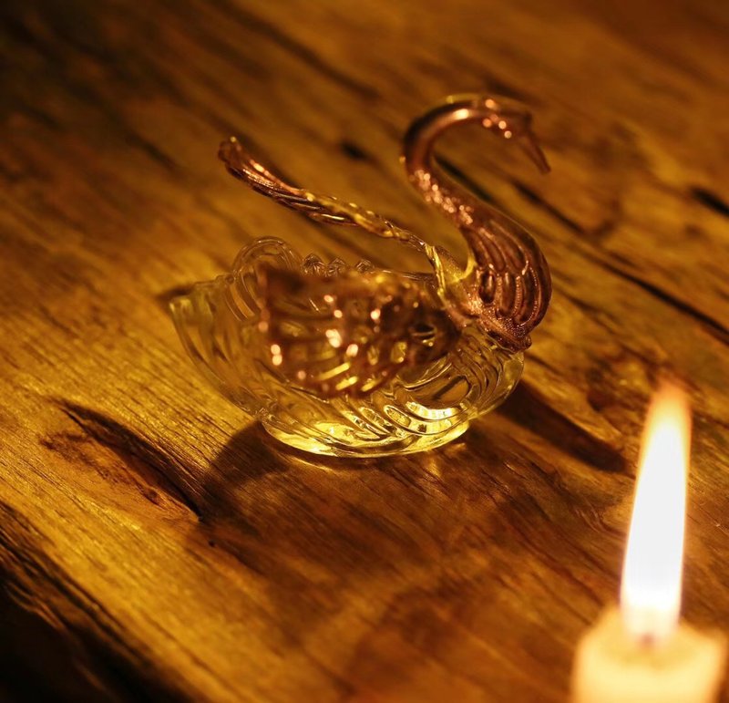 水晶天鹅首饰盒 - 其他 - 水晶 透明