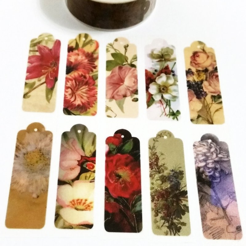 纸胶带 花签 - 纸胶带 - 纸 