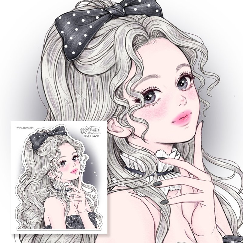 Cony 贴纸 - 贴纸 - 纸 
