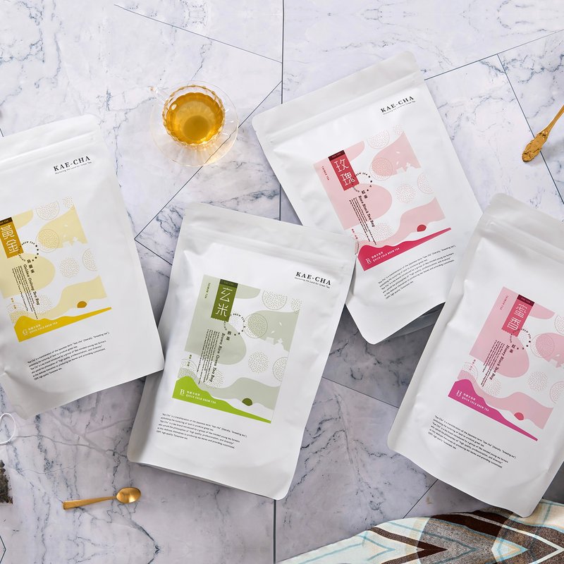 快速冷泡茶50入X4款量贩茶包-综合包 - 茶 - 新鲜食材 白色