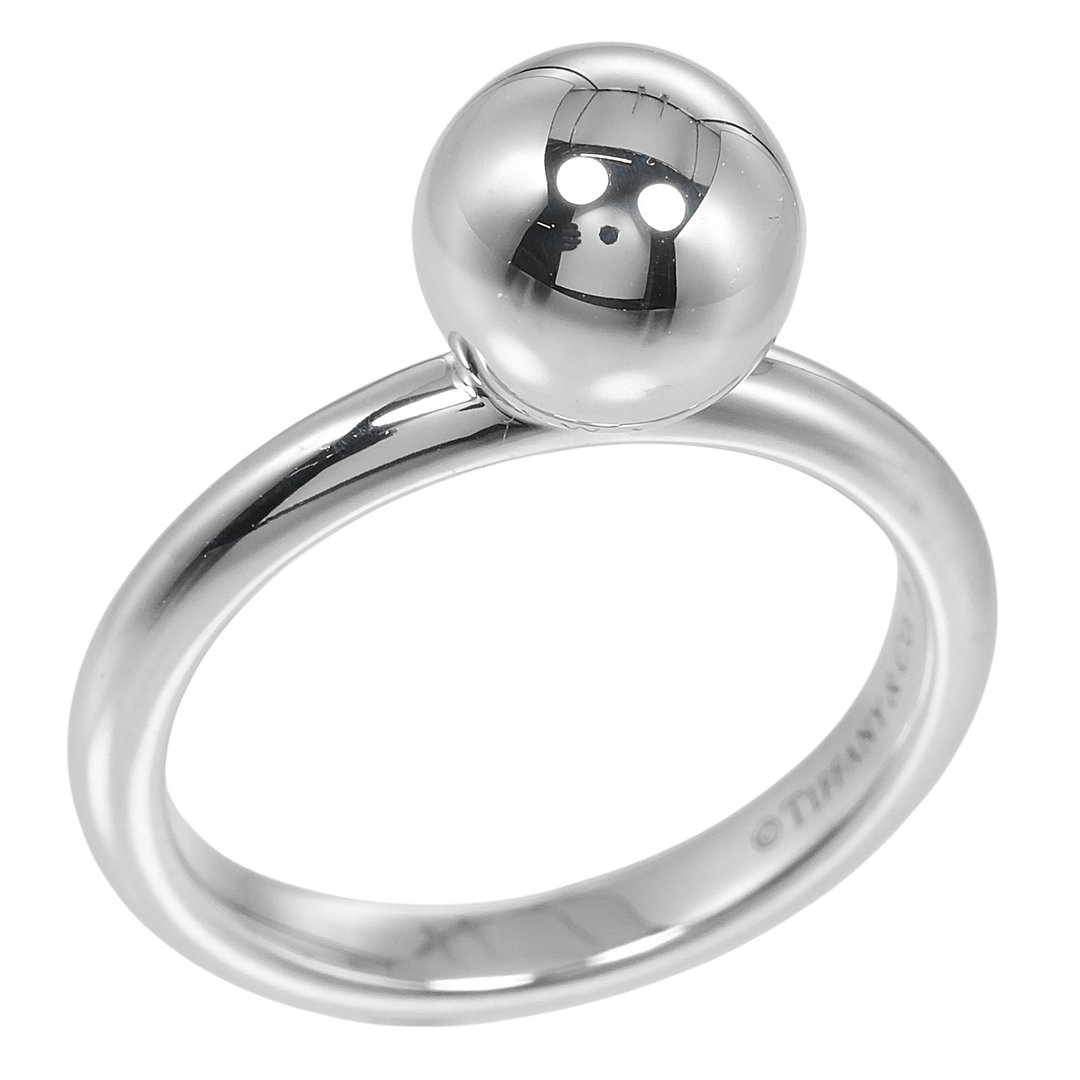 【日本直送】蒂芙尼 戒指 Hardware Ball 7.5号 指轮 银 925 约 2.7g TIFFANY&Co.【二手】A级 - 戒指 - 银 银色