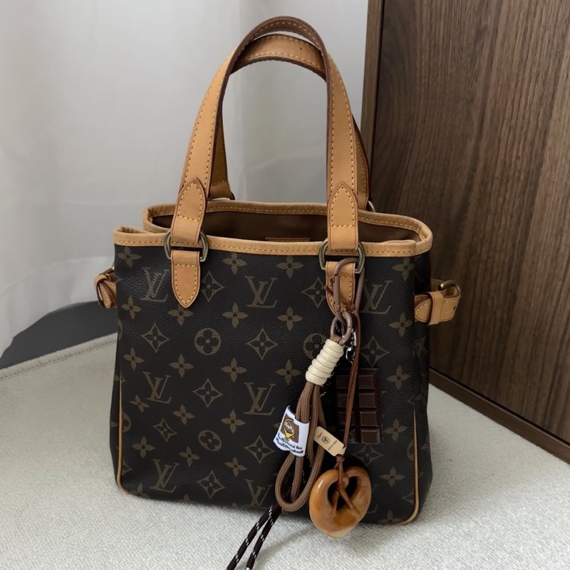 LOUIS VUITTON 路易威登 Monogram Batignolles 棕色 手提包 - 手提包/手提袋 - 真皮 咖啡色