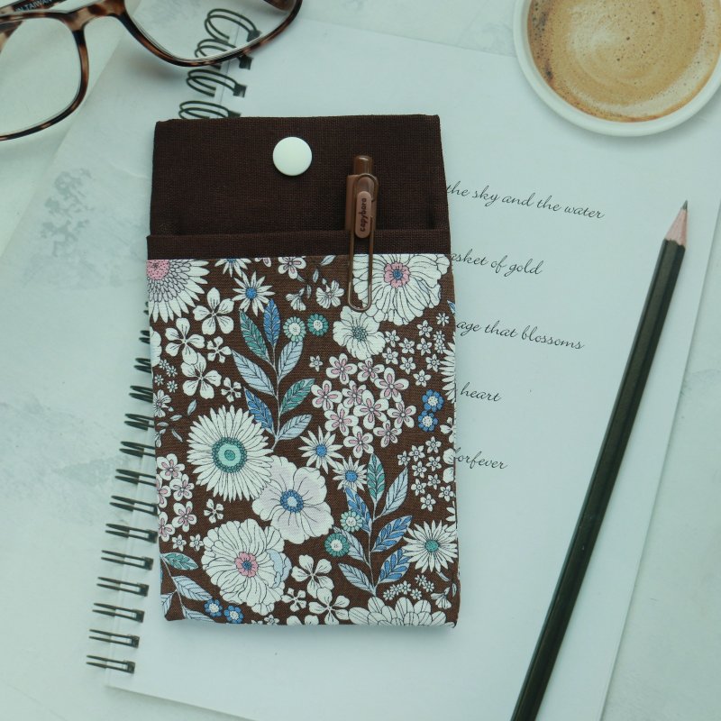 【暮棕花语】口袋型笔袋 护理师笔袋 医师笔袋 老师笔袋 - 铅笔盒/笔袋 - 棉．麻 