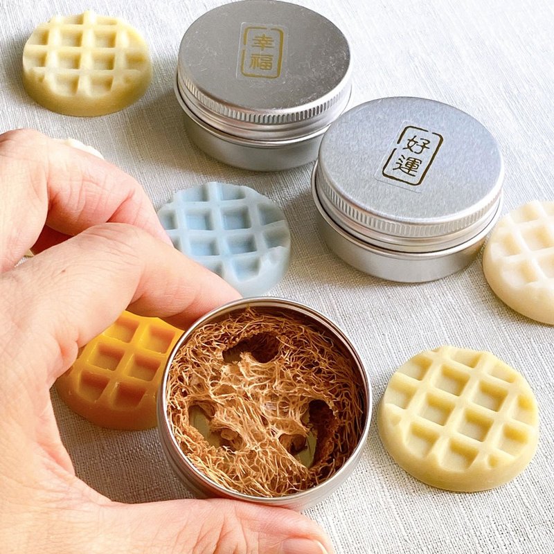 天然丝瓜络随身洗手皂盒组 - 现货 防疫 环保 毕业礼物 老师礼物 - 肥皂/手工皂 - 其他材质 多色