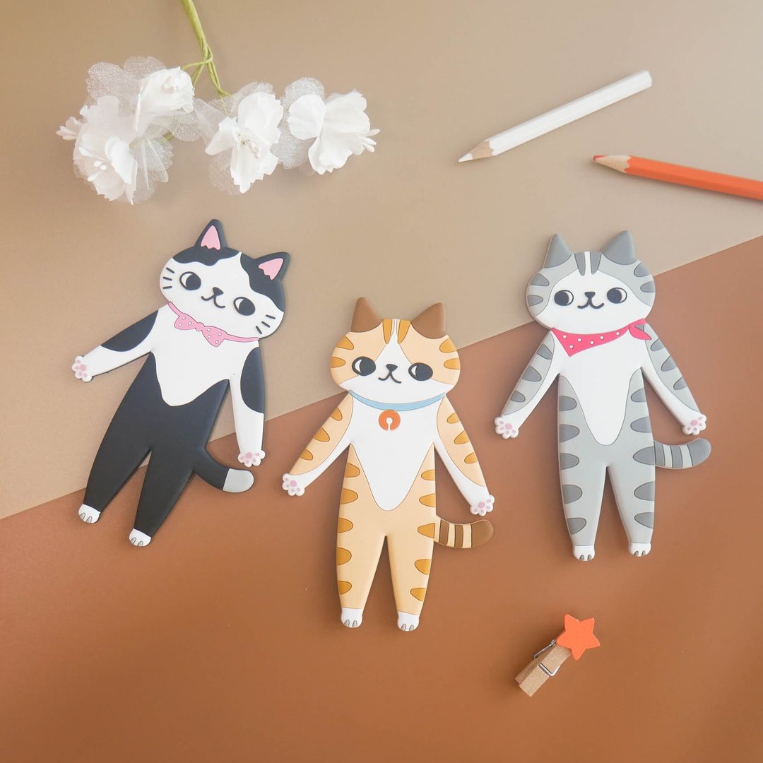 O-CAT - 吸铁挂钩手机座。JLF-17。 - 冰箱贴/磁贴 - 塑料 