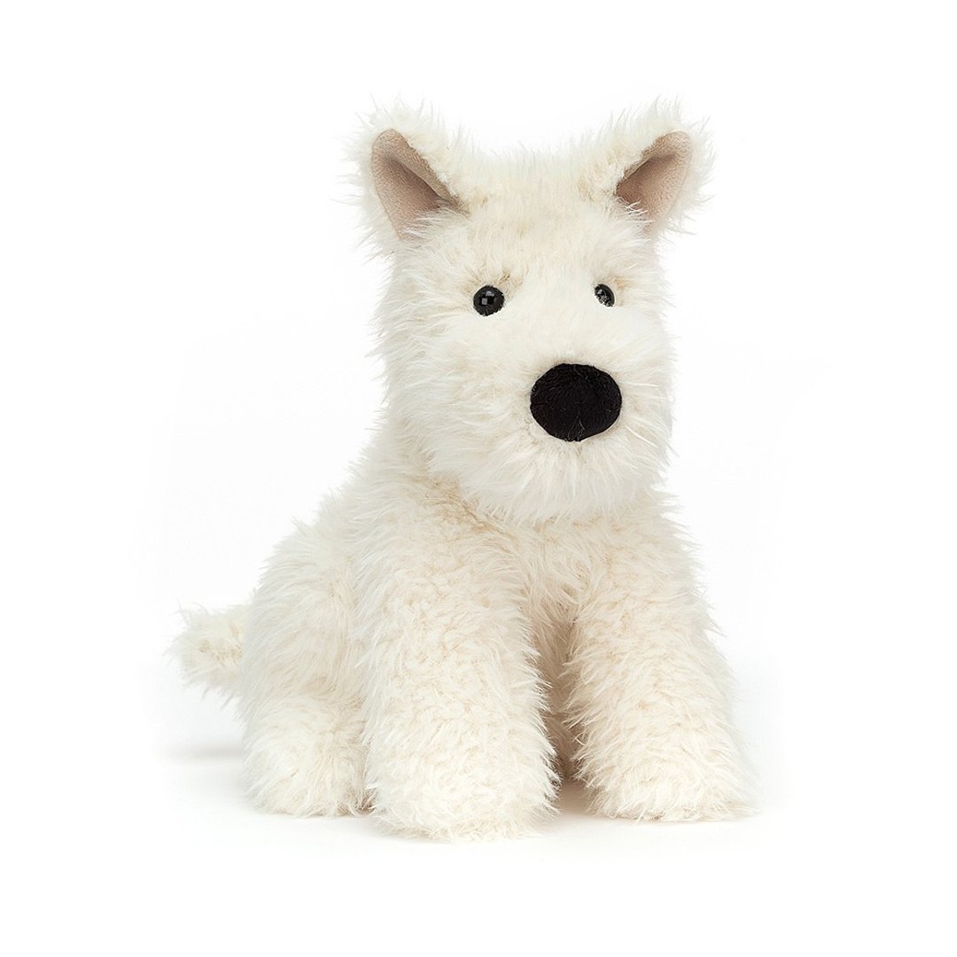 Munro Scottie Dog 苏格兰梗犬/狗 西高地玩偶 - 玩偶/公仔 - 聚酯纤维 白色