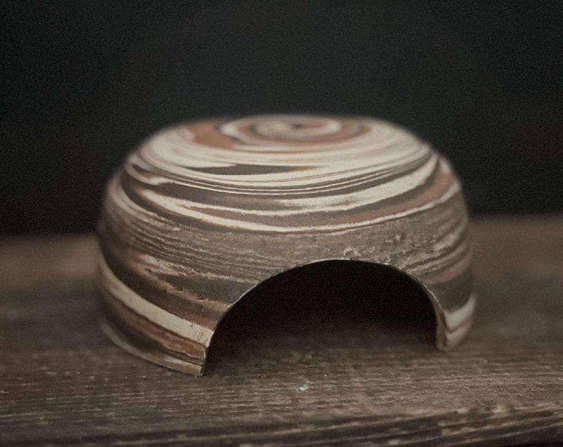 绞胎壁屋-无上釉 现货 - 其他 - 陶 卡其色