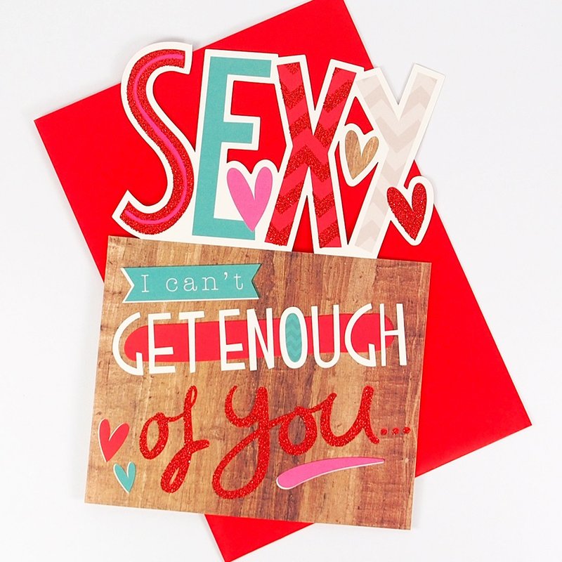 情人的性感尤物【Hallmark-卡片 情人节系列】 - 卡片/明信片 - 纸 红色