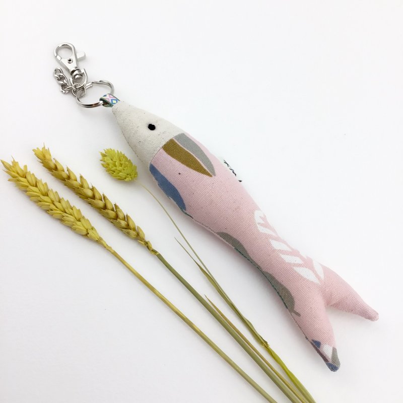鱼鱼吊饰/钥匙圈 - 吊饰 - 棉．麻 