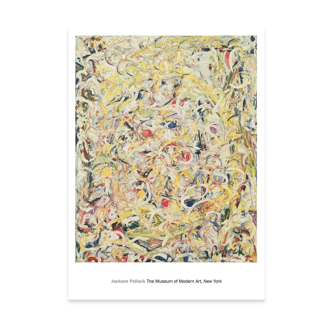 【原版海报】Jackson Pollock:  闪光物质 - 海报/装饰画/版画 - 纸 