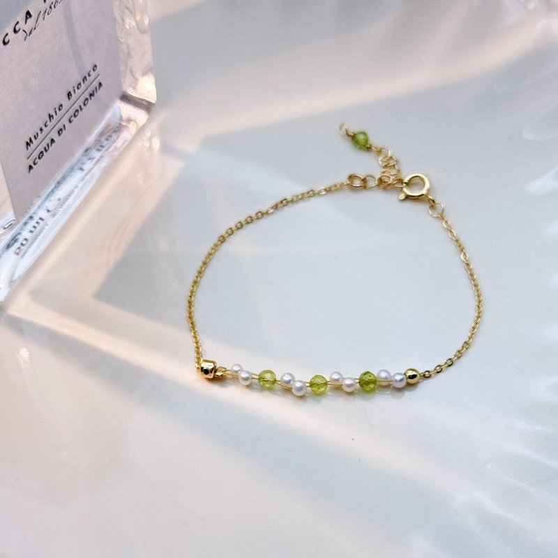 晨露诗篇 / 手作天然石珍珠饰品 - 手链/手环 - 水晶 