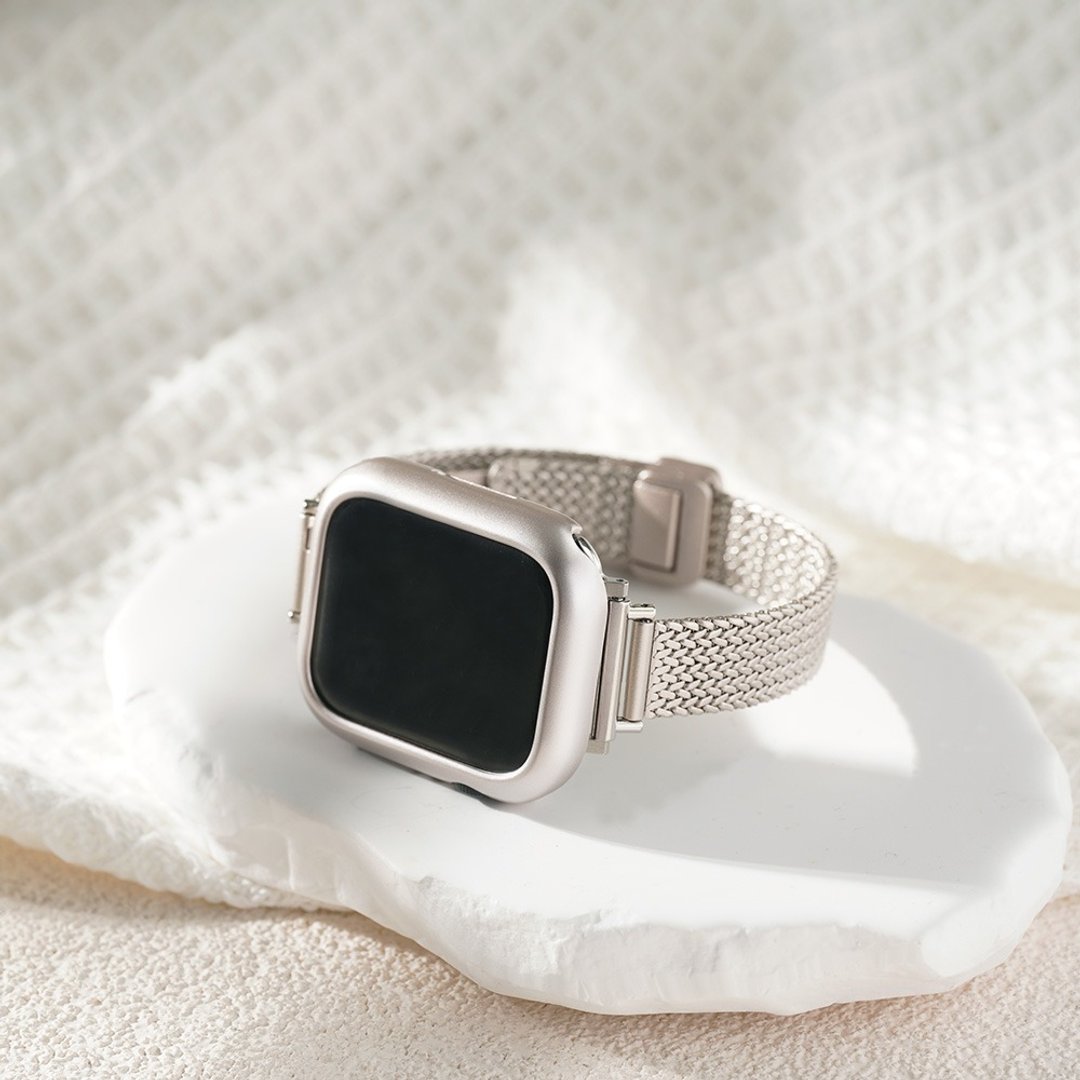 Apple Watch 设计款磁吸编织米兰  表带 - 表带 - 不锈钢 