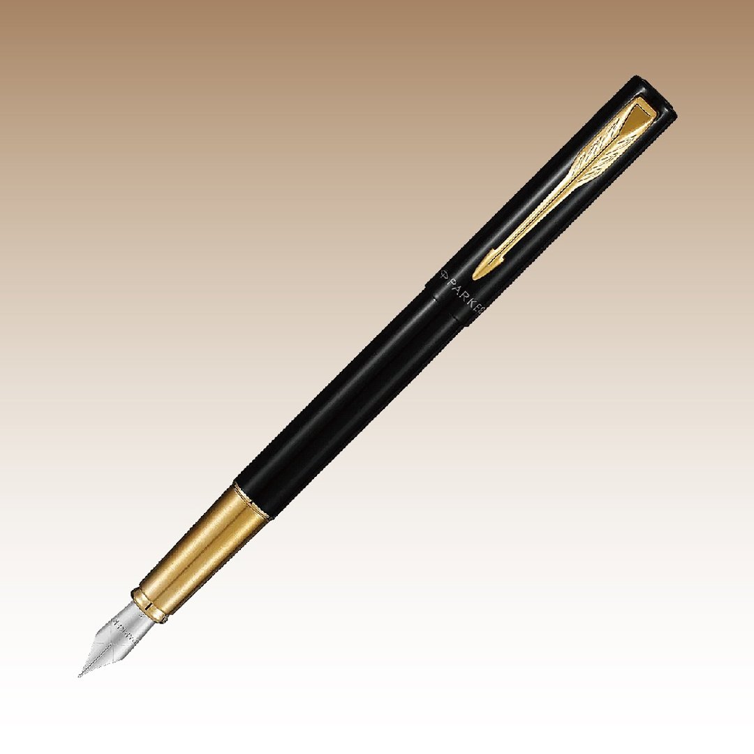 Parker 派克 威雅XL幻影黑金夹钢笔 限定版 免费刻字 - 钢笔 - 其他金属 黑色