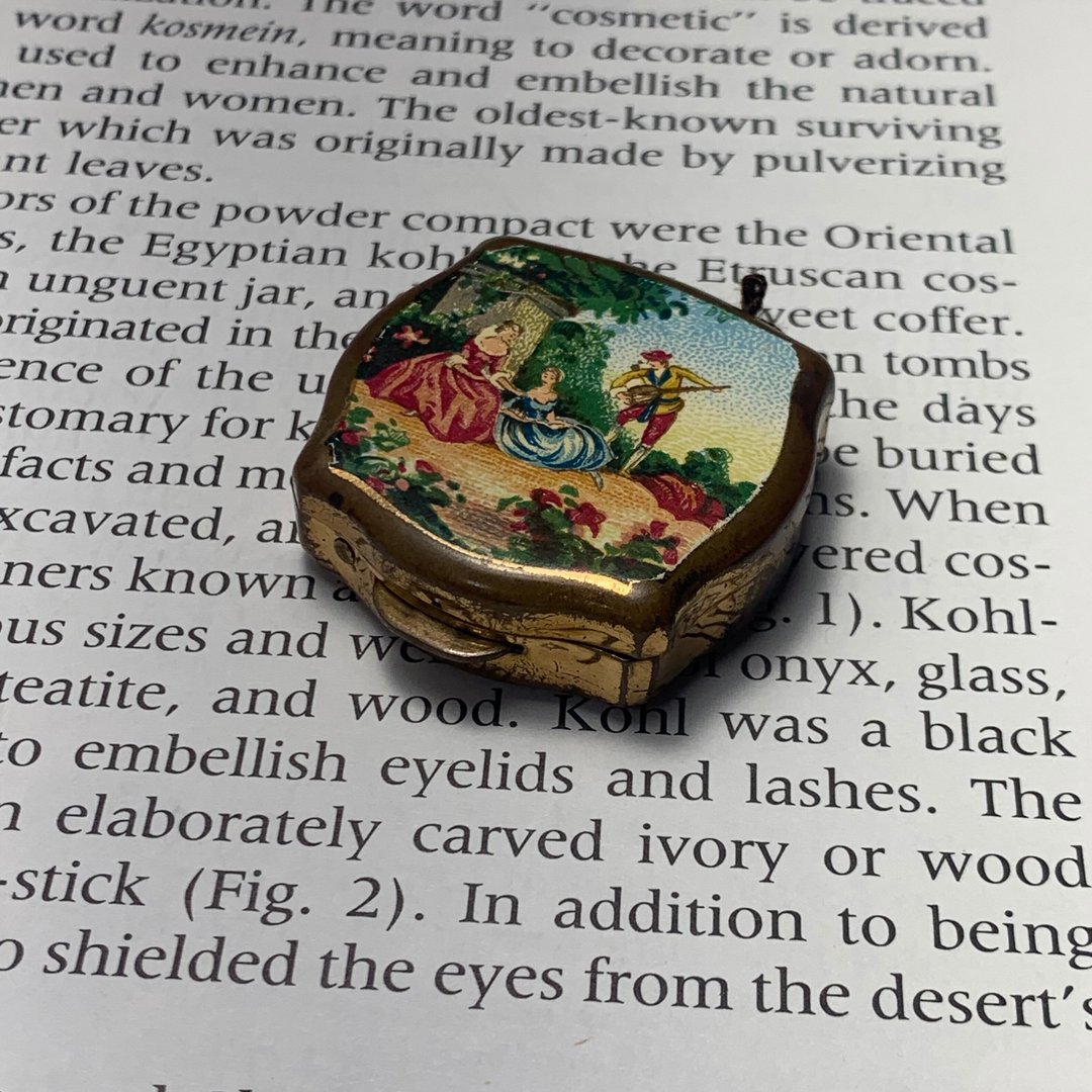 Vintage 英国Stratton谈情说爱饰品盒 - 其他 - 其他金属 