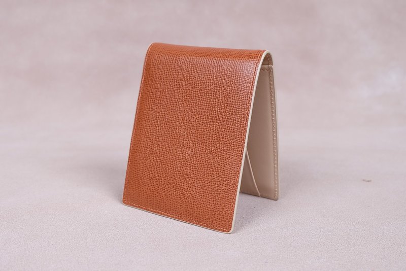 Money Clip / Card Case / Italy Cow Leather money clips(Tan) - 名片夹/名片盒 - 真皮 