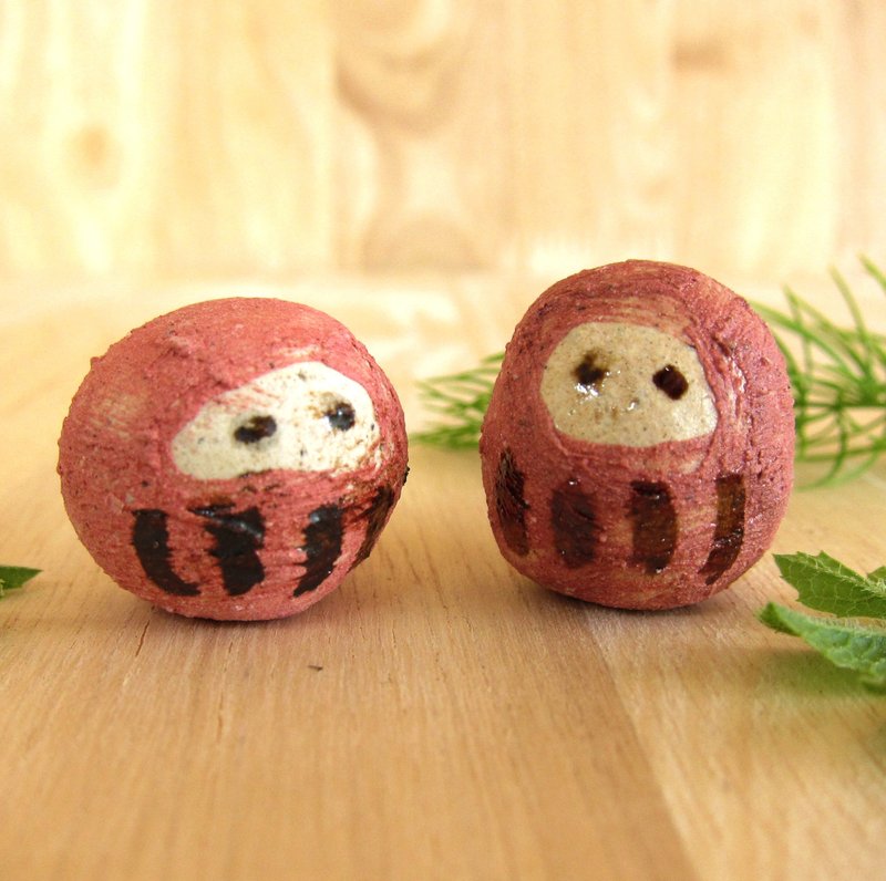 两兄弟摇摆娃娃 - 玩偶/公仔 - 瓷 红色