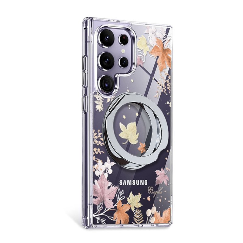 apbs S25/S24/A56/Flip7系列 军规360旋转磁吸立架手机壳-四季-秋 - 手机壳/手机套 - 其他材质 多色