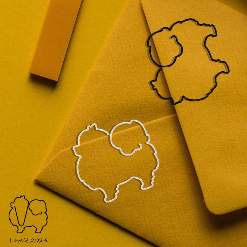 (最后限量 ) 回纹针 黑色一盒 -博美 - 笔记本/手帐 - 铝合金 黑色