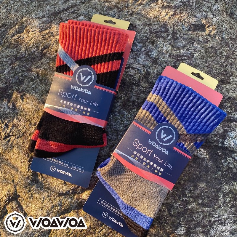 【WOAWOA】能量激发登山袜-高筒 3入 百岳山友 户外登山 好评推荐 - 袜子 - 竹 