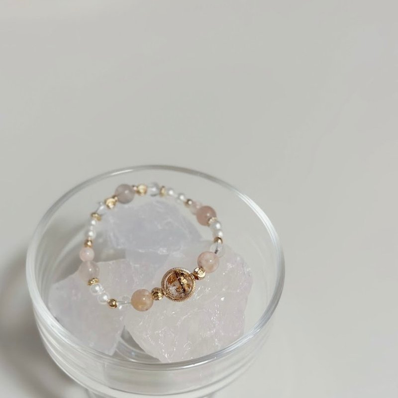 Mimis设计款 雪花飘舞 胎毛水晶手链 - 婴儿饰品 - 水晶 