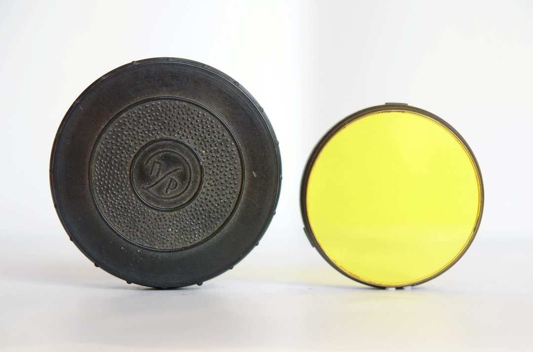 ZhS-17 42mm yellow lens filter USSR with box for Jupiter-8 Industar-26M 61 - 相机 - 其他材质 黄色