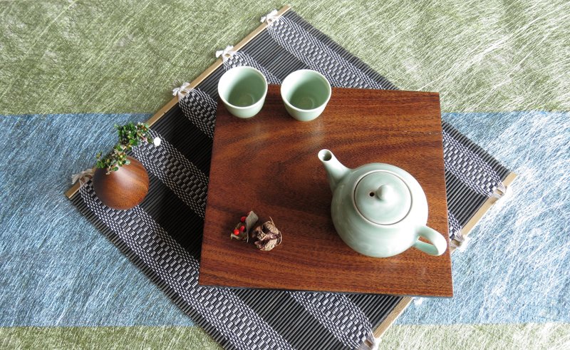 HO MOOD 解构系列—手作 原木茶盘 - 杯垫 - 木头 咖啡色