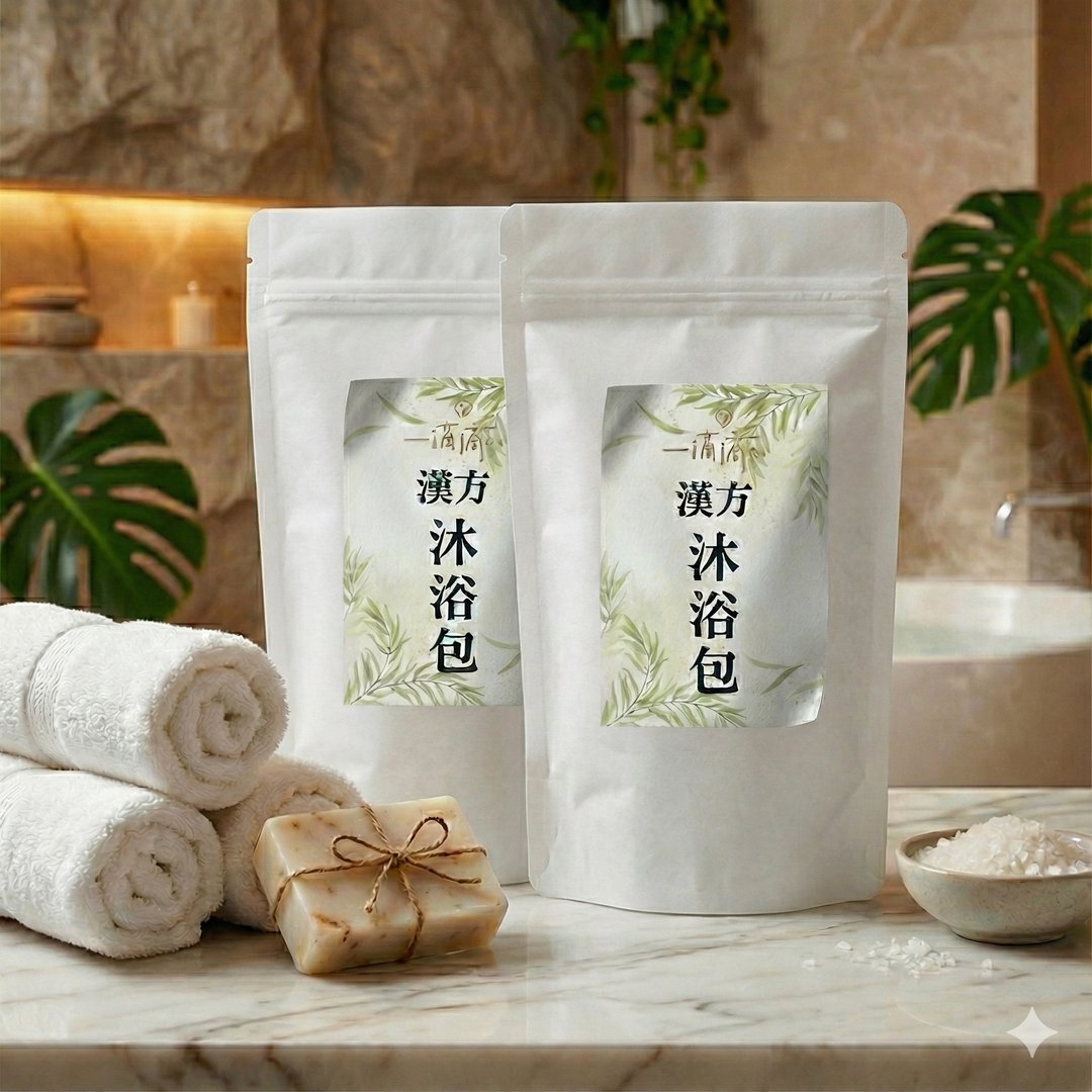 汉方沐浴包 5入组 - 卫浴用品 - 植物．花 咖啡色