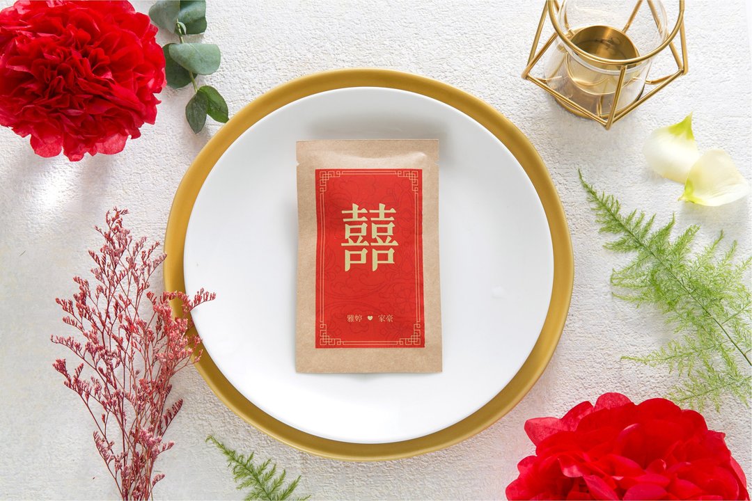 公益婚礼小物 | 幸福推荐B方案 - 肥皂/手工皂 - 纸 粉红色