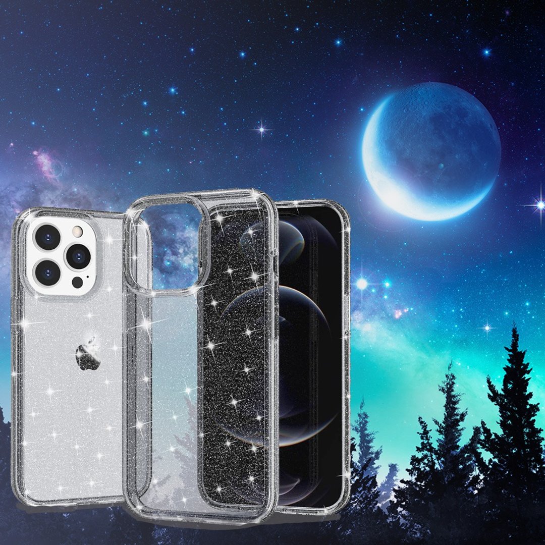 iPhone 13 & 13 Pro 闪耀星空轻薄军规防摔手机壳-透黑 - 手机壳/手机套 - 其他材质 多色