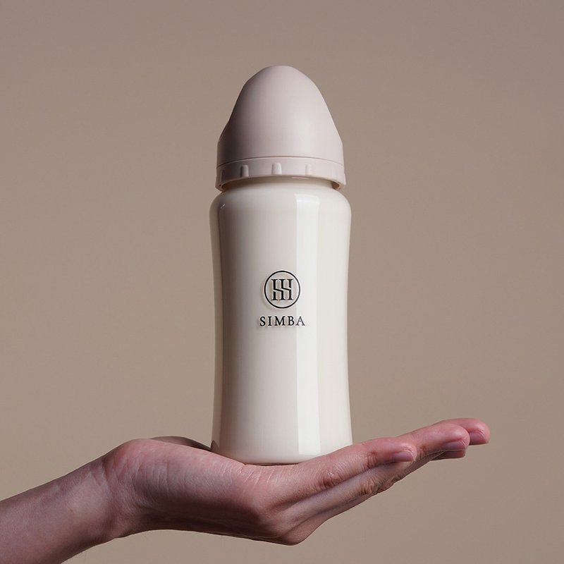 【Simba小狮王辛巴】蕴蜜质金玻璃宽口防胀气奶瓶270ml - 奶瓶/奶嘴 - 玻璃 透明