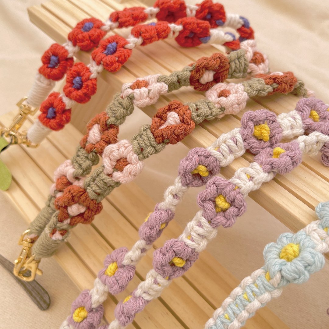 手工制作花花手机挂绳 - 其他 - 其他材质 多色