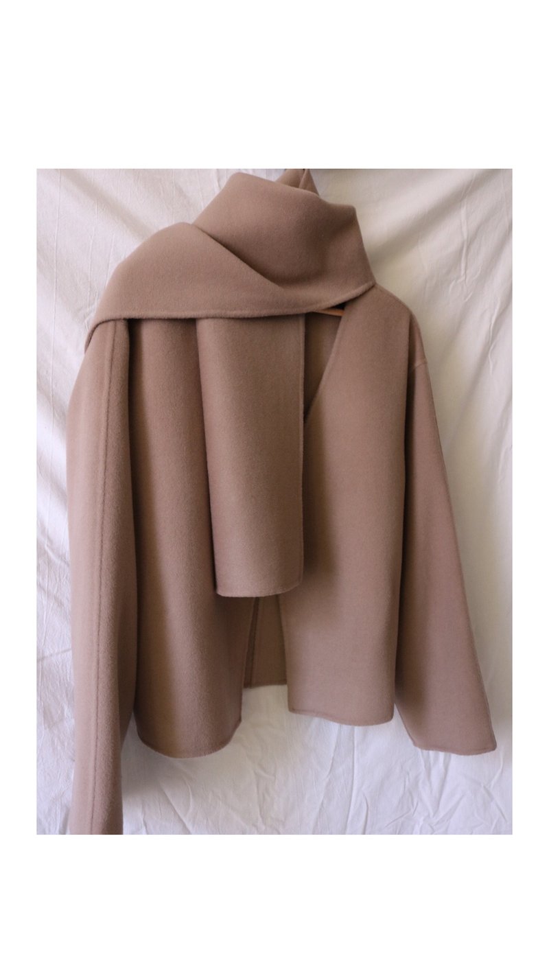 加购专区 -手缝双面喀什米尔羊毛围巾 仅供购买手缝外套类顾客下 - 丝巾 - 羊毛 