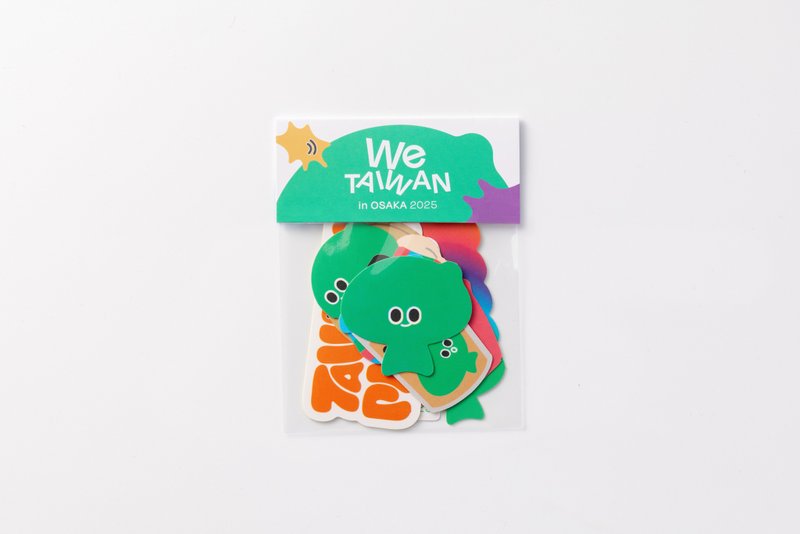 【预购】We TAIWAN | 就想和 a-We 贴贴 - 贴纸 - 贴纸 - 纸 多色