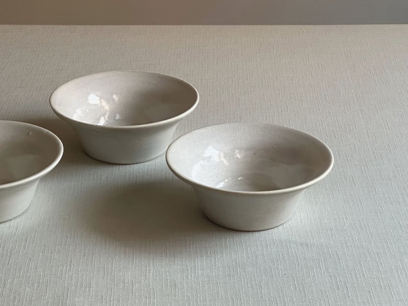 刷白开片小钵 - 盘子/餐盘/盘架 - 陶 