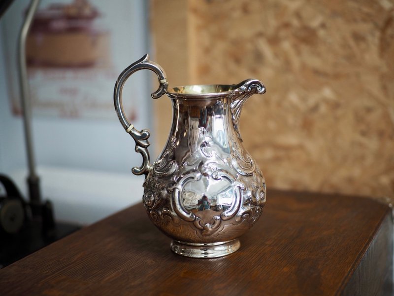 英国纯银奶壶 - 摆饰 - 纯银 银色