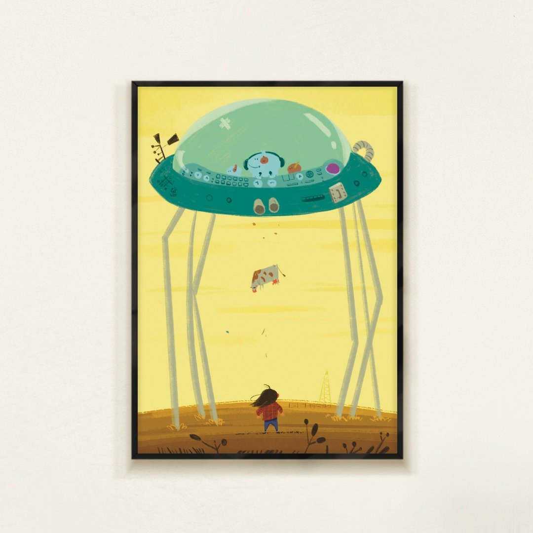 无所畏惧 / A3海报/ B5海报/ 明信片 - 海报/装饰画/版画 - 棉 紫色