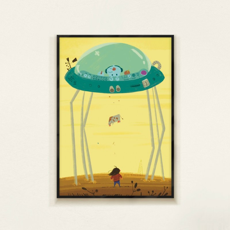 无所畏惧 / A3海报/ B5海报/ 明信片 - 海报/装饰画/版画 - 棉．麻 紫色